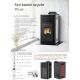 MARELI Kamin na pelet PS 10 air (10kW) crna - EP3020616