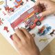 POPPIK Edukativni poster s nalepnicama Mini otkrića: Vatrogasci - MIN002