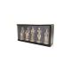ROD - poklon set pet skulptura u boji srebra - ROD000303