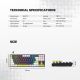 FANTECH Tastatura Mehanicka Gaming MK877S RGB Atom 87S Mori bela (taro switch) - EP3169520