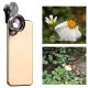 Objektiv za mobilni telefon/tablet univerzalni 100mm 4k Macro crni - 223303