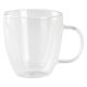 Castelli Set 2 staklene šolje sa tacnama Pigna Midi, Borosilikatno staklo, 2 × 150ml - EP3246754