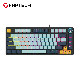FANTECH Gejmerska mehanicka tastatura MK875V2 Atom81 Mizu SkyBlue rosie switch - EP2856243