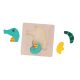 MARIONETTE WOODEN TOYS Drvena puzzle slagalica sa životinjama 14 × 14 cm - EP3150996