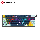FANTECH Gejmerska mehanicka tastatura MK874V2 Atom63 Mizu Navy rosie switch - EP2870893