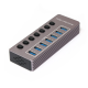 7 Port USB 3.0 HUB H317 sivi - 613827