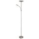 Rabalux Podne lampe Vlasta LED 18 LED 5W brušeni hrom (7006) - 7006