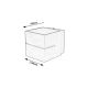 Rabalux Zidna lampa Kaunas G9 1x MAX 10W mat crno (7017) - 7017