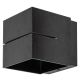 Rabalux Zidna lampa Kaunas G9 1x MAX 10W mat crno (7017) - 7017
