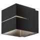 Rabalux Zidna lampa Kaunas G9 1x MAX 10W mat crno (7017) - 7017