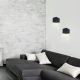 Rabalux Zidna lampa Kaunas G9 1x MAX 10W mat crno (7017) - 7017