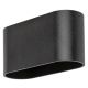 Rabalux Zidna lampa Kaunas G9 1x MAX 10W mat crno (7023) - 7023