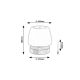 Rabalux Stona lampa Odera LED 3W crna (7040) - 7040-1-1