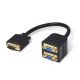FAST ASIA Adapter VGA - VGA M/2F (spliter) crni - 70682