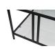 HANAH HOME Klub sto Uranus, crna/staklo - 706CLN1133