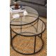 HANAH HOME Set klub stolova Belarus, crna - 706CLN1143