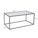 HANAH HOME Sto za dnevnu sobu Lizbon Smoked Glass - 189201