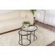 HANAH HOME Set klub stolova 60-42, crna/providna - EP3058036