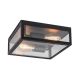 Rabalux Spoljna plafonska rasveta Zaton E27 2x MAX 60W mat crno (7070) - 7070-1