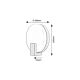 Rabalux Spoljna zidna rasveta Cyprus LED 10W crna (7074) - 7074