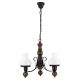 Rabalux Luster Petronel E27 3x MAX 60W mat crno (7078) - 7078-1
