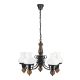 Rabalux Luster Petronel E27 5x MAX 60W mat crno (7079) - 7079