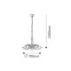 Rabalux Luster Rustic 3 E14 5x MAX 40W bronzana (7095) - 7095