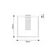Rabalux Zidna lampa Tumnus LED 14W srebrna strugani aluminijum (71011) - 71011