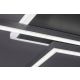 Rabalux Plafonjera Benedick LED 40W srebrna strugani aluminijum (71015) - 71015-1
