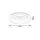 Rabalux Plafonjera Katina LED 24W bela (71017) - 71017