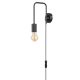 Rabalux Zidna lampa Manzur E27 1x MAX 40W crna (71022) - 71022-1