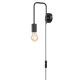 Rabalux Zidna lampa Manzur E27 1x MAX 40W crna (71022) - 71022-1