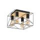 Rabalux Plafonjera Boire E27 4x MAX 40W crna (71024) - 71024-1