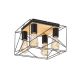 Rabalux Plafonjera Boire E27 4x MAX 40W crna (71024) - 71024-1