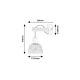 Rabalux Zidna lampa Rattan E27 1x MAX 15W crna (71025) - 71025