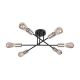 Rabalux Plafonjera Branwen E27 6x MAX 25W mat crno (71026) - 71026-1