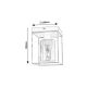 Rabalux Plafonjera Chadwick E27 1x MAX 25W crna (71031) - 71031