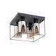 Rabalux Plafonjera Chadwick E27 4x MAX 25W crna (71034) - 71034
