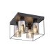 Rabalux Plafonjera Chadwick E27 4x MAX 25W crna (71034) - 71034
