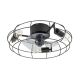 Rabalux Plafonjera Cadmus E27 3x MAX 25W crna (71043) - 71043-1