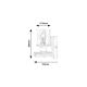 Rabalux Zidna lampa Niylah E27 1x MAX 25W crna (71080) - 71080