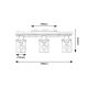 Rabalux Plafonjera Niylah E27 3x MAX 25W crna (71083) - 71083