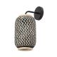 Rabalux Zidna lampa Adalla E27 1x MAX 40W mat crno (71091) - 71091