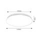 Rabalux Plafonjera Vendel LED 24W bela (71103) - 71103-1