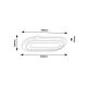 Rabalux Plafonjera Prue LED 40W bela (71110) - 71110