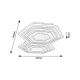 Rabalux Plafonjera Bitsi LED 44W crna (71114) - 71114-1