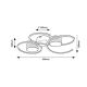 Rabalux Plafonjera Shiena LED 38W mat crno (71116) - 71116-1