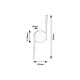 Rabalux Zidna lampa Sabira LED 8W crna (71122) - 71122
