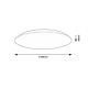 Rabalux Plafonjera Rorik LED 24W bela (71124) - 71124