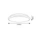 Rabalux Plafonjera Engon LED 18W srebrna (71127) - 71127